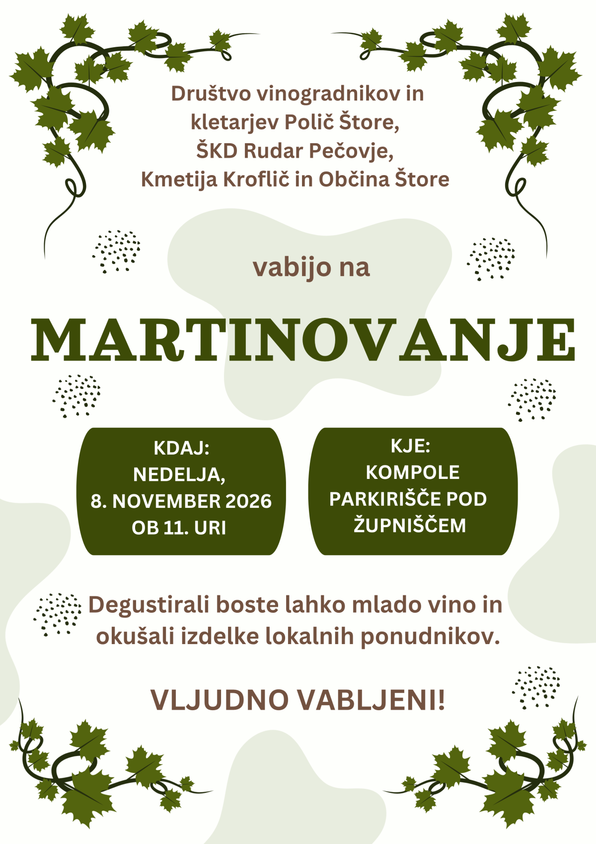 VABILO MARTINOVANJE 2026